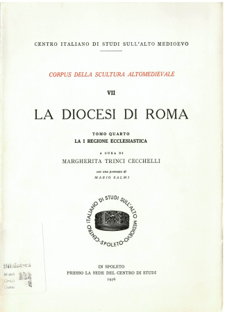 Tomo 4: La I regione ecclesiastica