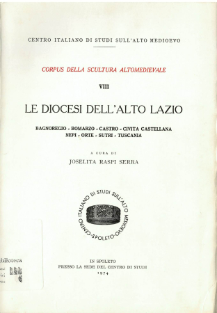 8: Le diocesi dell'alto Lazio