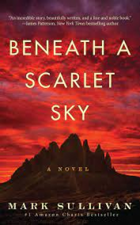 Beneath a scarlet sky