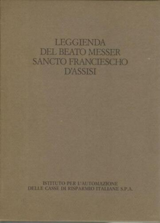 Leggienda del beato messer sancto Franciescho d'Assisi