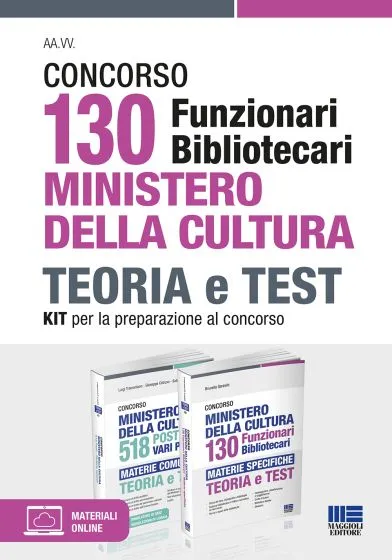Concorso Ministero della Cultura 130 funzionari bibliotecari