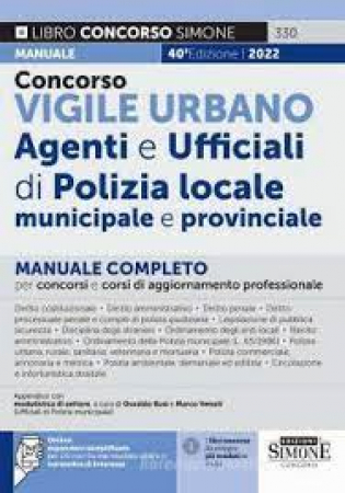 Concorso vigile urbano: agenti e ufficiali di polizia locale, municipale e provinciale