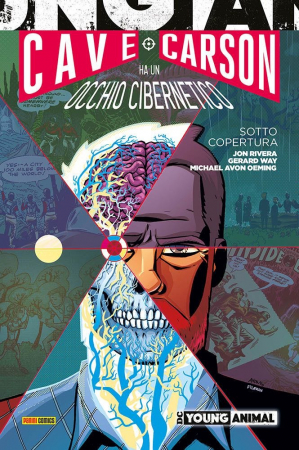 Cave Carson ha un occhio cibernetico. Sotto copertura
