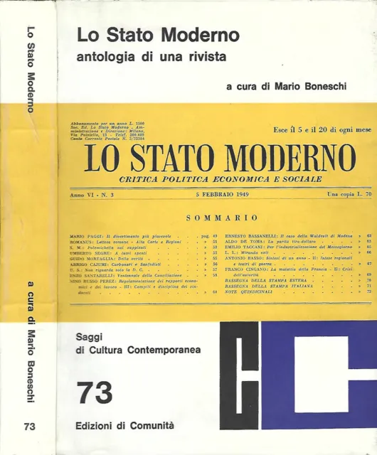 Lo Stato moderno