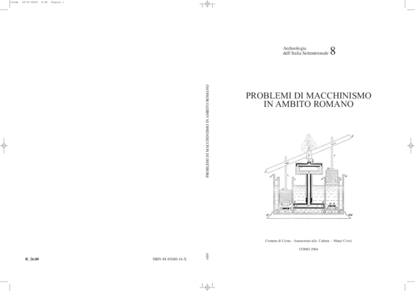 Problemi di macchinismo in ambito romano