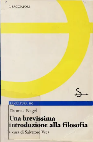 Una brevissima introduzione alla filosofia